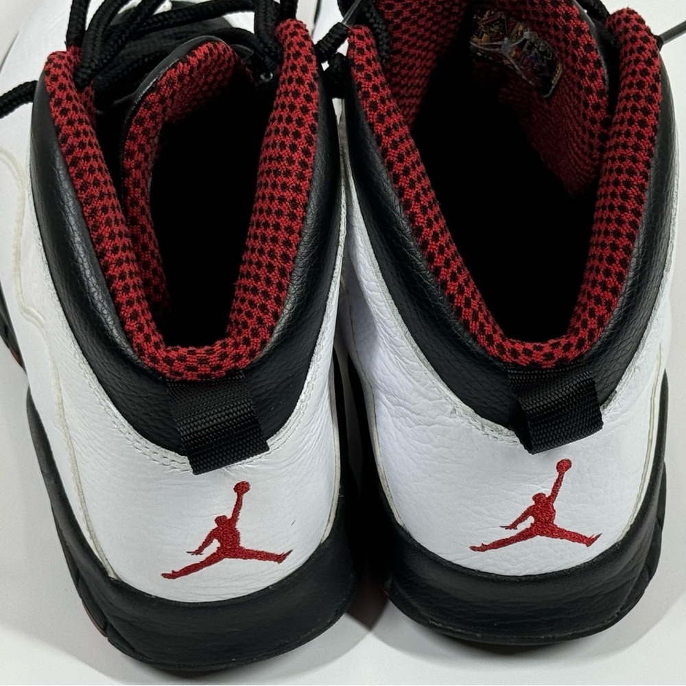 Air Jordan Retro 10 White/Varsity Red-Black Sneakers - Picture 3 of 16